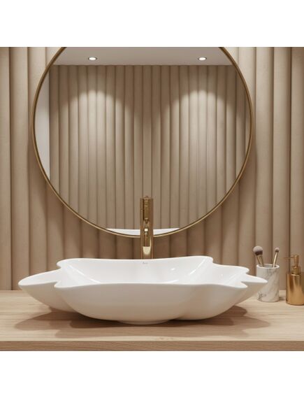 Rea Sanitary Umywalka nablatowa REA Infinity + Korek, 3 image