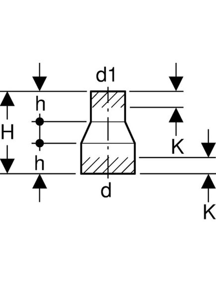 Geberit HDPE pāreja D75/D56 - gab., 2 image