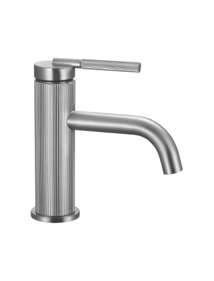 Rea Sanitary Bateria Umywalkowa REA Argon Nikiel Szczotkowany Niska