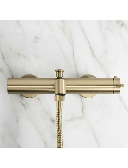 Rea Sanitary Bateria wannowa Rea Foss Złoty Szczotkowany, 3 image