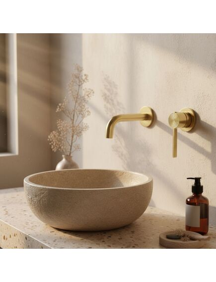 Rea Sanitary Bateria Umywalkowa Podtynkowa Rea Foster Złota Szczotkowana, 2 image