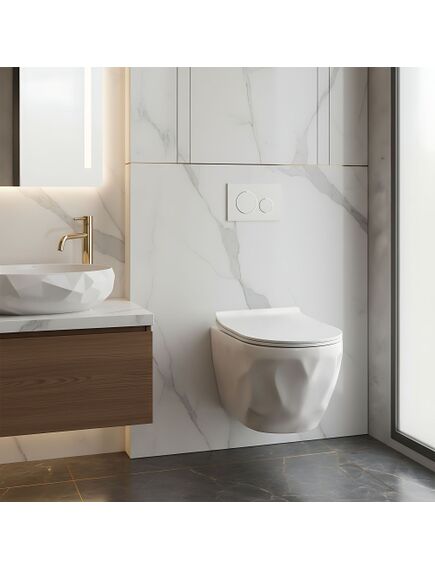 Rea Sanitary Misa WC podwieszana Rea Gustavo Rimless, 3 image