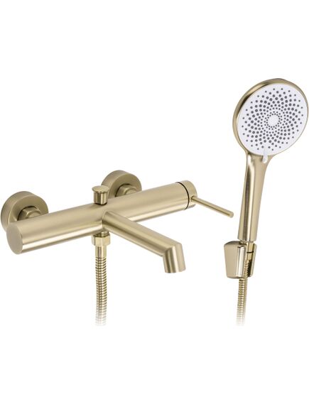 Rea Sanitary Bateria wannowa Rea Foss Złoty Szczotkowany