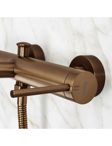 Rea Sanitary Bateria wannowa Rea Foss Miedź Szczotkowana, 5 image