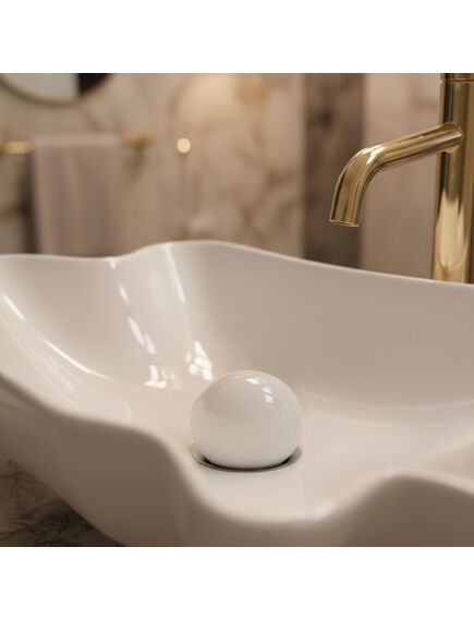 Rea Sanitary Umywalka nablatowa REA Infinity + Korek, 5 image