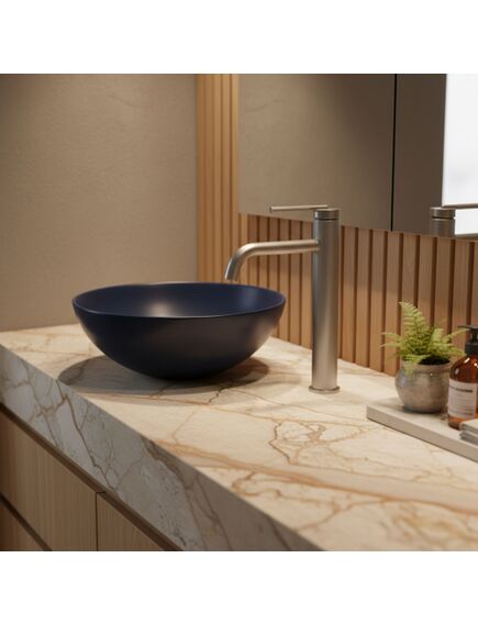 Rea Sanitary Bateria Umywalkowa REA Argon Nikiel Szczotkowany Wysoka, 4 image