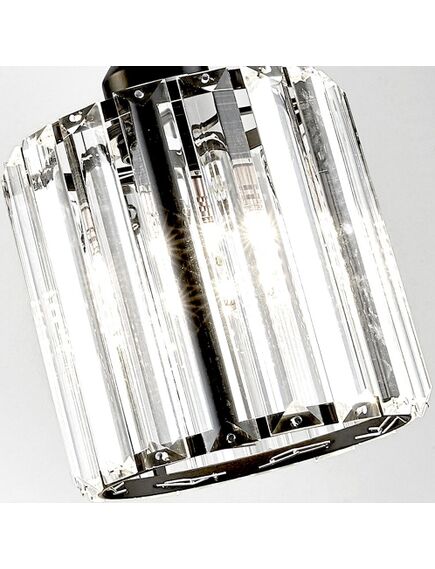 Toolight Lampa Sufitowa Kryształ APP513-3CPR Czarna, 3 image