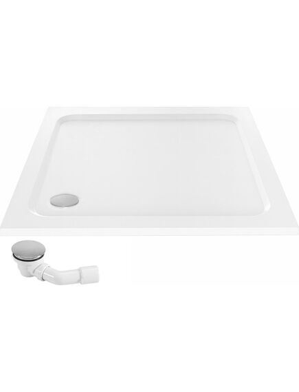 Rea Sanitary Brodzik prysznicowy akrylowy Rea Belmond biały 90x90, 3 image