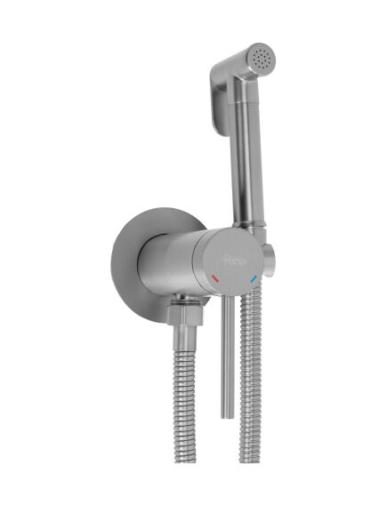 Rea Sanitary Bateria Bidetowa Rea Foss Clif Nikiel Szczotkowany