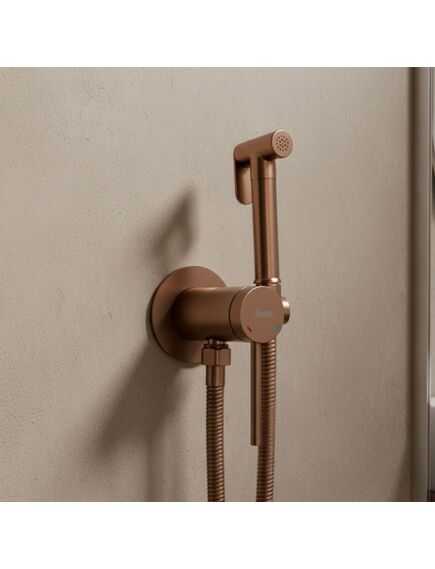 Rea Sanitary Bateria Bidetowa Rea Foss Clif Miedź Szczotkowana, 4 image