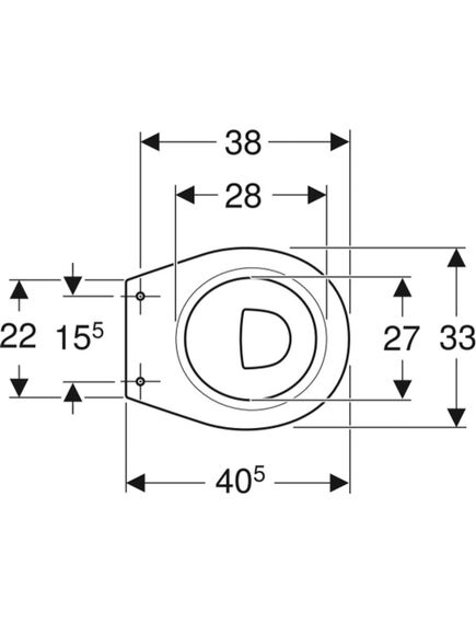 Geberit Bambini bērnu grīdas tualetes pods, ar dziļo skalošanu - gab., изображение 4