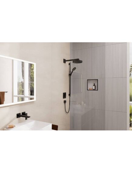 Hansgrohe Rokas dušas izvads Fixfit Square, matēts melns - gab., изображение 2