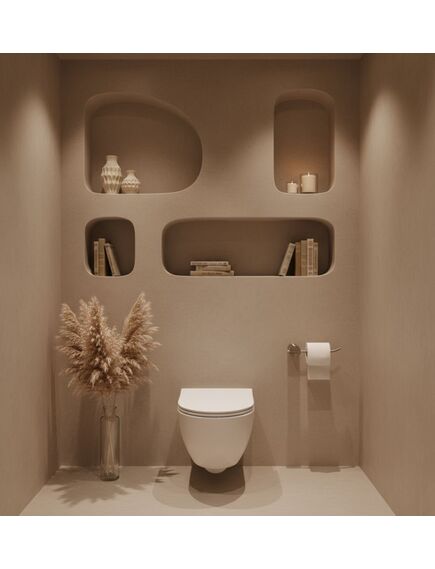 Rea Sanitary Uchwyt na papier toaletowy Tomi 5809 Nikiel Szczotkowany, 4 image