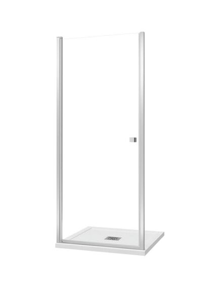 City Dušo durys MESINA Chrome D-80, su atraminiu profiliu, 2 image