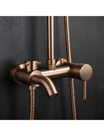 Rea Sanitary Zestaw Prysznicowy Rea Luis Miedziany Szczotkowany, 2 image