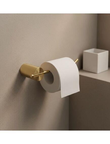 Rea Sanitary Uchwyt na papier toaletowy Tomi 5809 Złoty Szczotkowany, 2 image