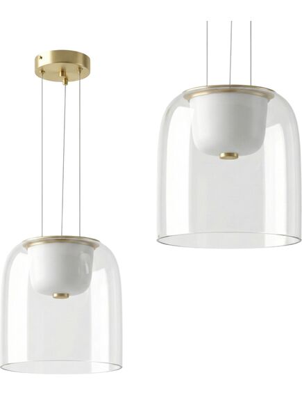 Toolight LAMPA WISZĄCA LED APP1689-1PC A Złota