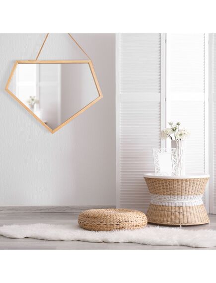 Tutumi Lustro Asymetryczne drewniane  49 cm YMJZ20216, 5 image