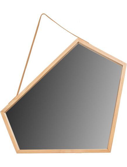 Tutumi Lustro Asymetryczne drewniane  49 cm YMJZ20216, 3 image