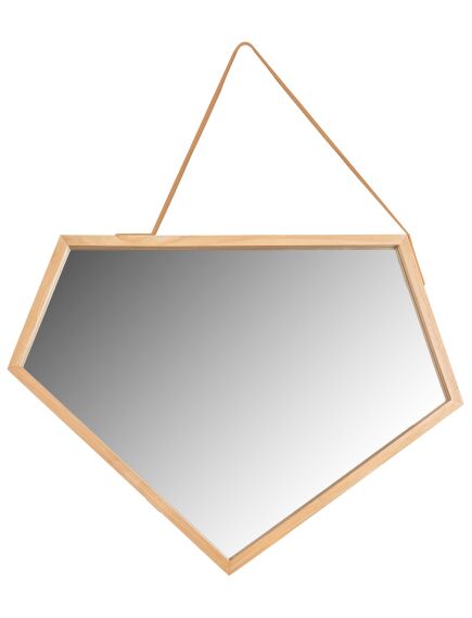 Tutumi Lustro Asymetryczne drewniane  49 cm YMJZ20216