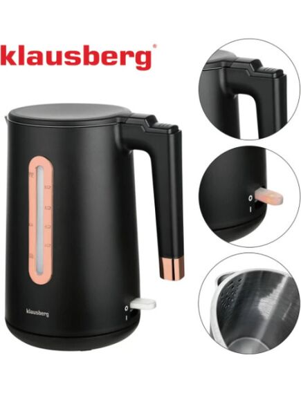 Klausberg Elektriskā tējkanna Klausberg KB 7889 tilpumS 1,7L 2200W, 2 image