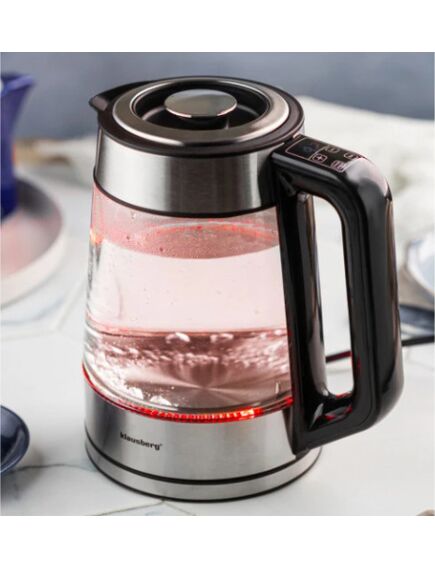 Klausberg Elektriskā tējkanna Klausberg KB 7888 digitālais temperatūras displejs 1.7L jauda 2200W, 2 image