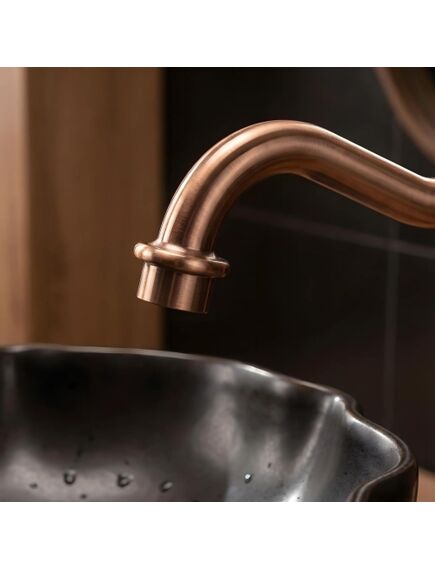 Rea Sanitary Bateria Umywalkowa REA Bona Miedź Szczotkowana Wysoka, изображение 4