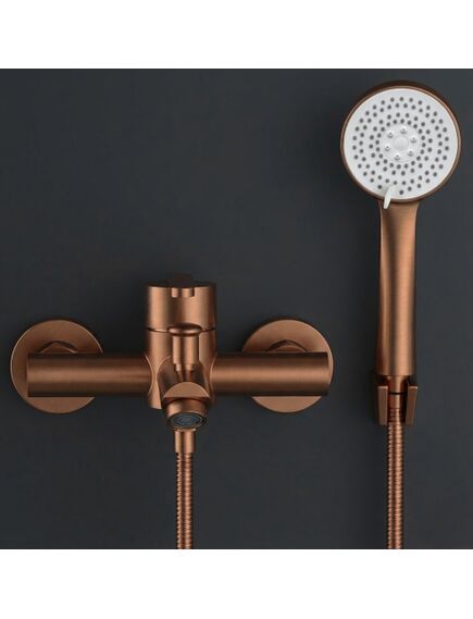 Rea Sanitary Bateria wannowa REA Ontario Miedź Szczotkowana, изображение 4