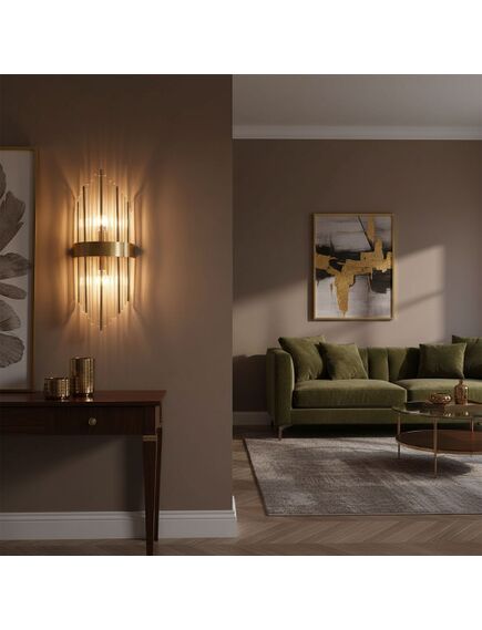 Toolight KINKIET ŚCIENNY APP1761-1W Szczotkowane Złoto, изображение 4