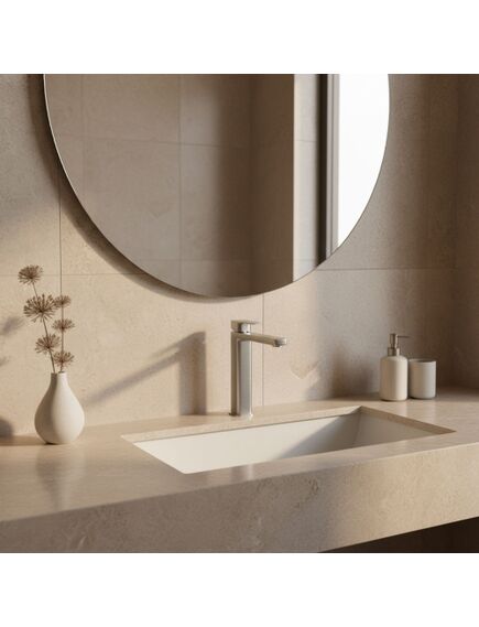 Rea Sanitary Bateria umywalkowa Rea Arlo Nikiel Szczotkowany Wysoka, изображение 3