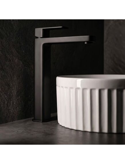 Rea Sanitary Bateria umywalkowa Rea Arlo Czarna Wysoka, изображение 5