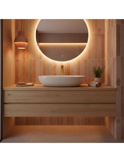 Rea Sanitary Bateria umywalkowa Rea Arlo Złota Szczotkowana Wysoka, изображение 4