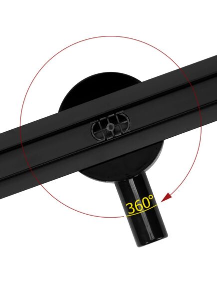 Rea Sanitary Odpływ Liniowy REA NEO SLIM PRO Czarny 90, 2 image