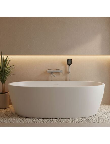 Rea Sanitary Bateria wannowa Rea Arlo Nikiel Szczotkowany, изображение 2