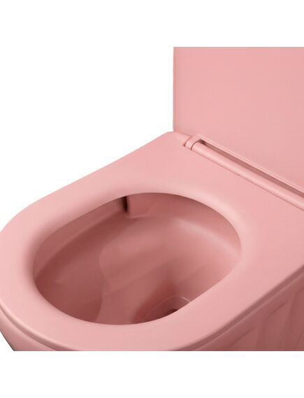 Rea Sanitary Zestaw Misa WC Duo podwieszana + Umywalka nablatowa Rea Duo Sweet Pink Matt, изображение 5