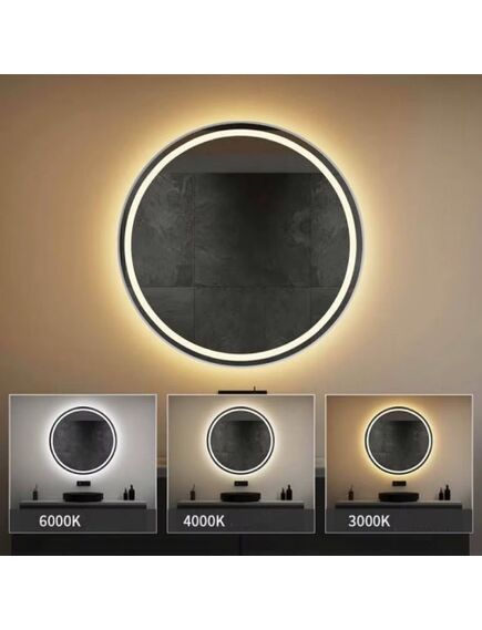 Rea Sanitary LUSTRO ŚCIENNE LED 50cm MMJ stal szczotkowana, 4 image