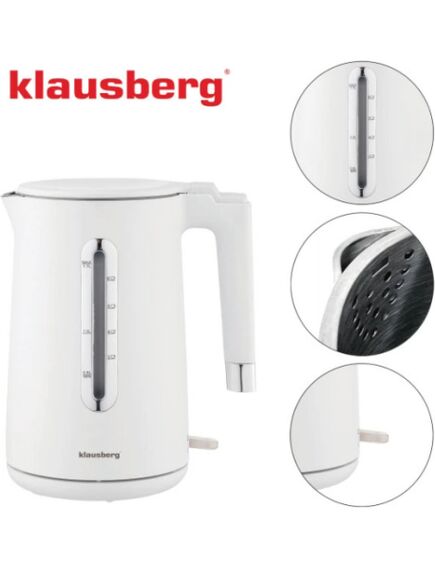 Klausberg Elektriskā tējkanna Klausberg KB 7890 tilpums 1.7L 2200W, 2 image