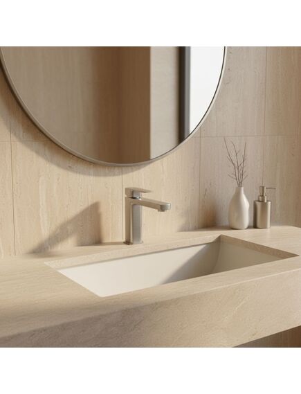 Rea Sanitary Bateria umywalkowa Rea Arlo Nikiel Szczotkowany Niska, изображение 4