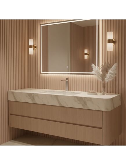 Rea Sanitary Bateria umywalkowa Rea Arlo Nikiel Szczotkowany Wysoka, изображение 4