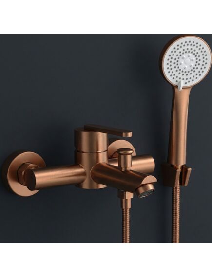 Rea Sanitary Bateria wannowa REA Ontario Miedź Szczotkowana, изображение 3