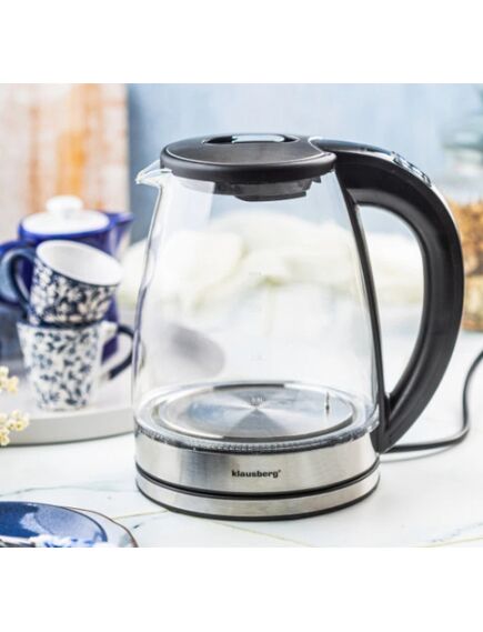 Klausberg Электрический чайник Klausberg KB 7887 с дисплеем температуры, объем 1,8 л, мощность 2200 Вт., изображение 2