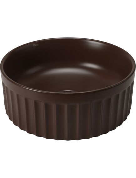 Rea Sanitary Zestaw Misa WC Duo podwieszana + Umywalka nablatowa Rea Duo Espresso Matt, изображение 4