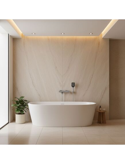 Rea Sanitary Bateria wannowa Rea Arlo Nikiel Szczotkowany, изображение 4