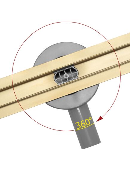 Rea Sanitary Odpływ Liniowy REA NEO SLIM PRO Złoty 50, изображение 2
