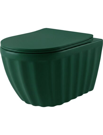 Rea Sanitary Zestaw Misa WC Duo podwieszana + Umywalka nablatowa Rea Duo Matcha Matt, 3 image