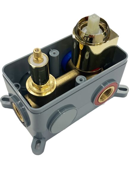 Rea Sanitary ZESTAW NATRYSKOWY PODTYNKOWY REA MOBY Chrom, 5 image