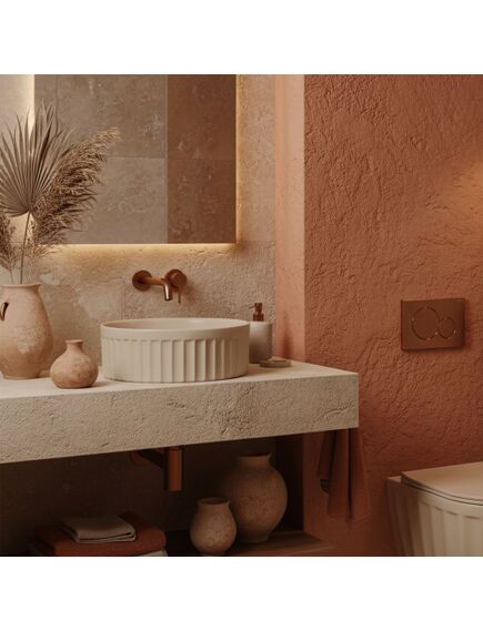 Rea Sanitary Umywalka nablatowa Rea DUO Caffe Latte Matt, изображение 2