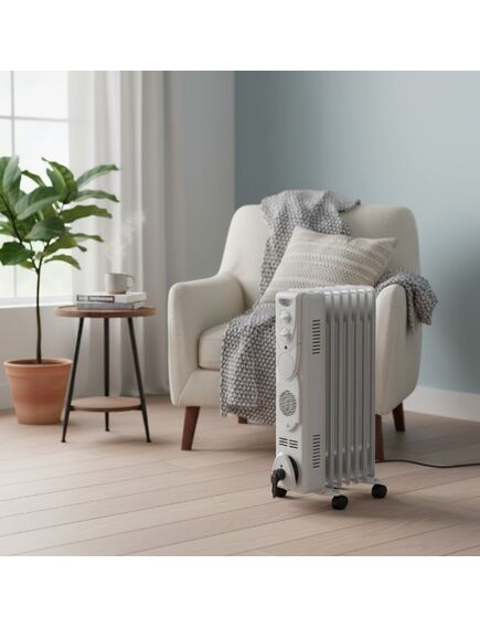 Comfort C308-7V eļļas radiators ar ventilatoru 1500W (7), 2 image