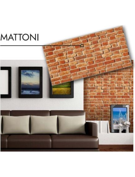 Dekoratīvais sienas apdares panelis MATTONI 500x1000mm, 2 image