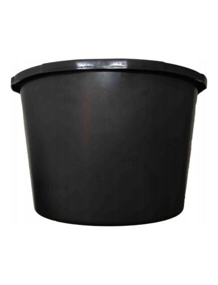 Apaļš plastmasas konteiners 45 litri, melns, 3 image